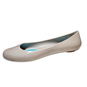 OKA B Flats Gray Taupe Rubber Round Toe Arch Support Recycled‎ Casual Classic 7